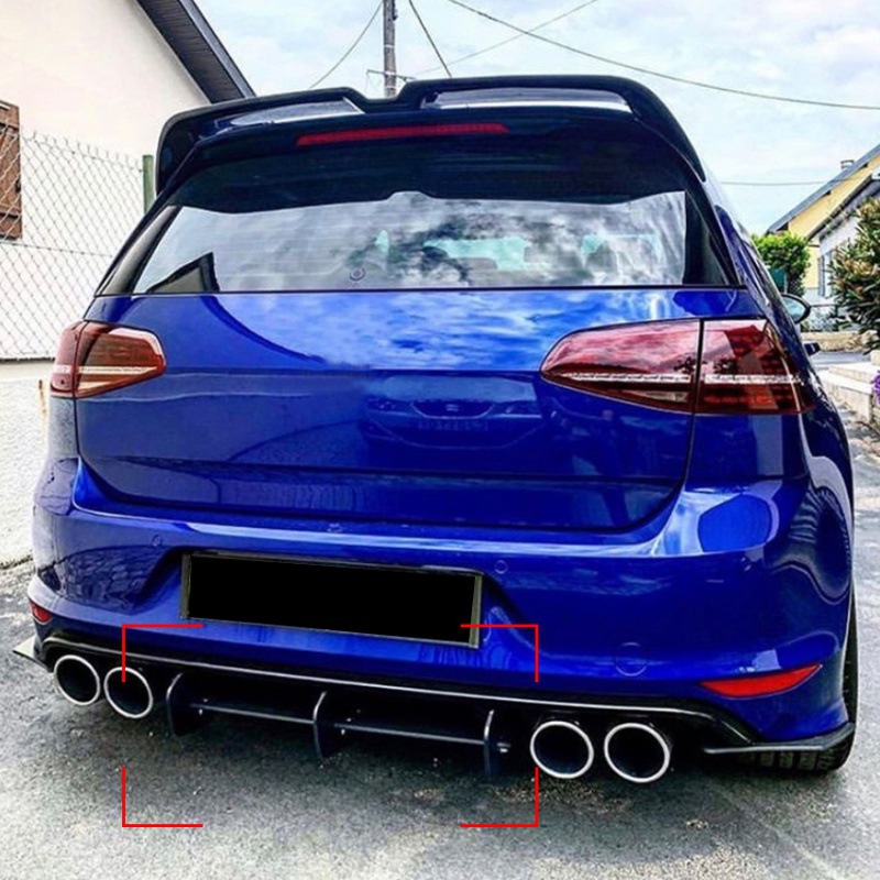 Car Accessories Lipa - 무광 블랙 리어 디퓨저 윈드 나이프