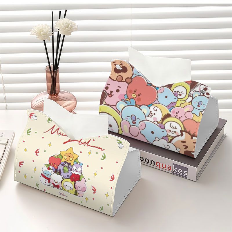 Car Accessories Cute - BT21 아이돌 관련 종이 타월 상자