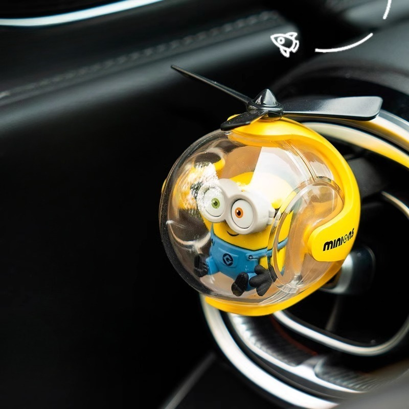 Car Accessories For Interior - 미니언즈 자동차 방향제, 귀여운 만화 캐릭터