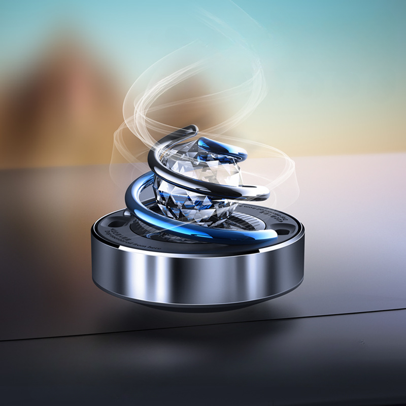 Car Fragrance Diffuser - 차량용 방향제, 독창적인 태양열 회전식 향수