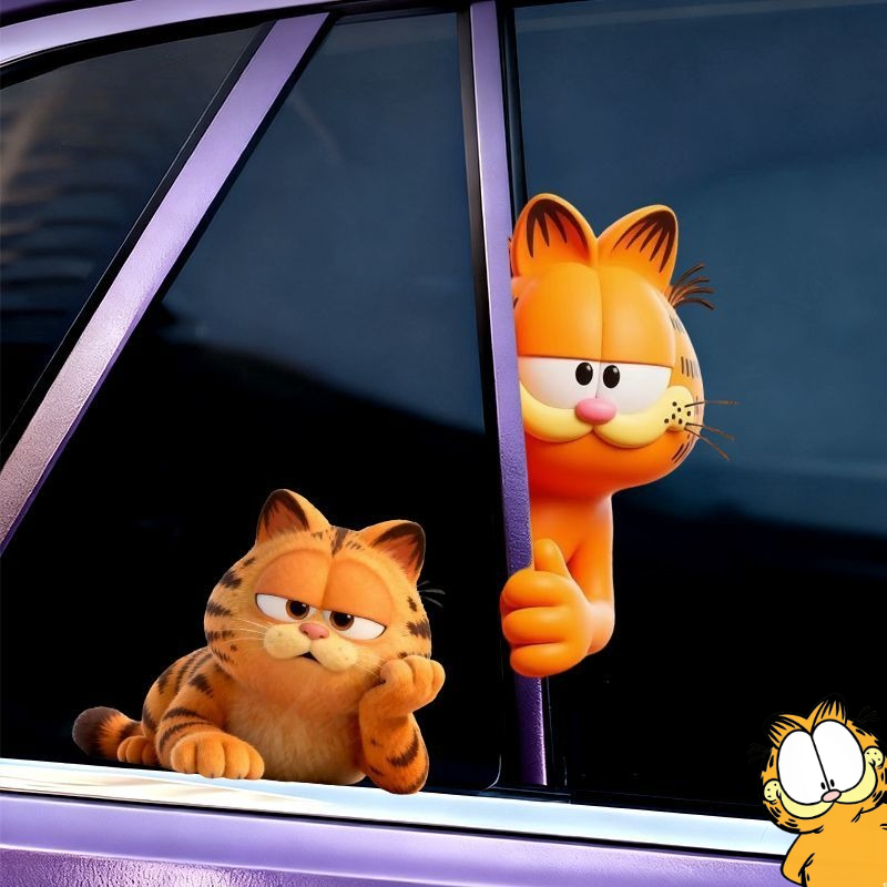 Car Accessories Cute - 가필드 애니메이션 만화 귀엽고 재미있는 비밀스러운