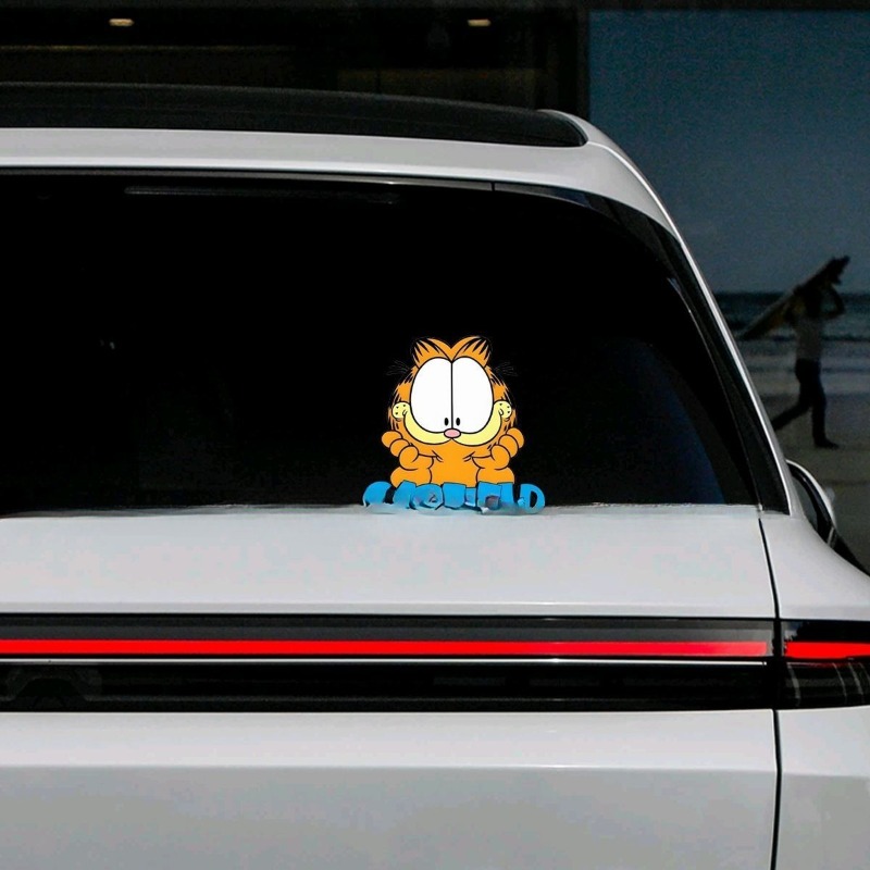 창의적인 만화 귀여운 가필드 자동차 스티커, 맞춤형 인 - Car Accessories Cute 리뷰 및 가격
