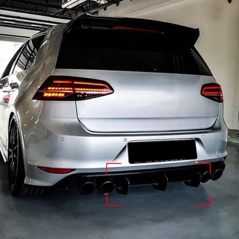 무광 블랙 리어 디퓨저 윈드 나이프 스플리터 (폭스바겐 - Car Accessories Lipa 리뷰 및 가격