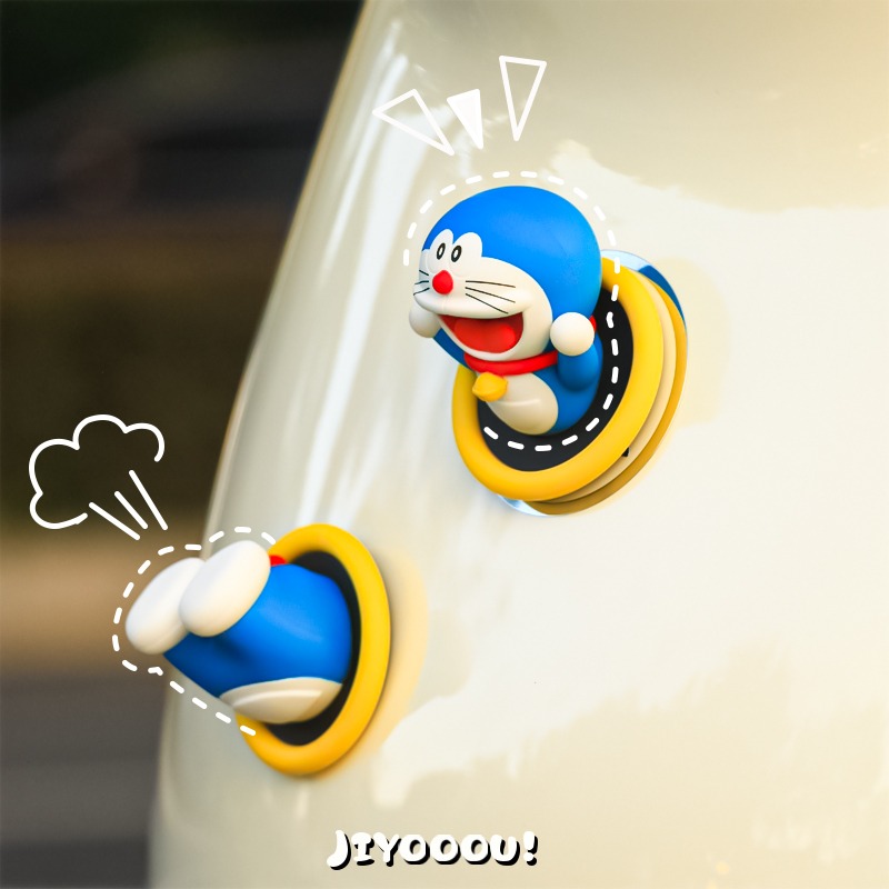 애니메이션 주변기기 도라에몽 귀여운 만화 모양 냉장고  - Car Accessories Cute 리뷰 및 가격