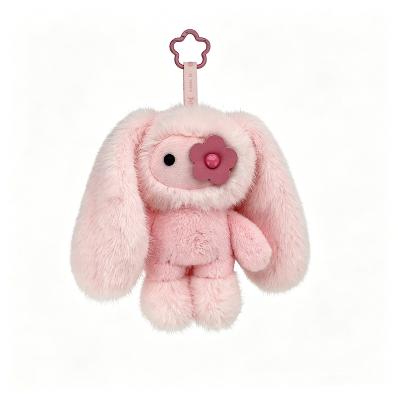 18cm 귀여운 주주 토끼 인형 열쇠고리 꽃눈 토끼 인 - Car Accessories Cute 리뷰 및 가격