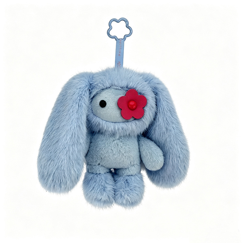 18cm 귀여운 주주 토끼 인형 열쇠고리 꽃눈 토끼 인 - Car Accessories Cute 리뷰 및 가격