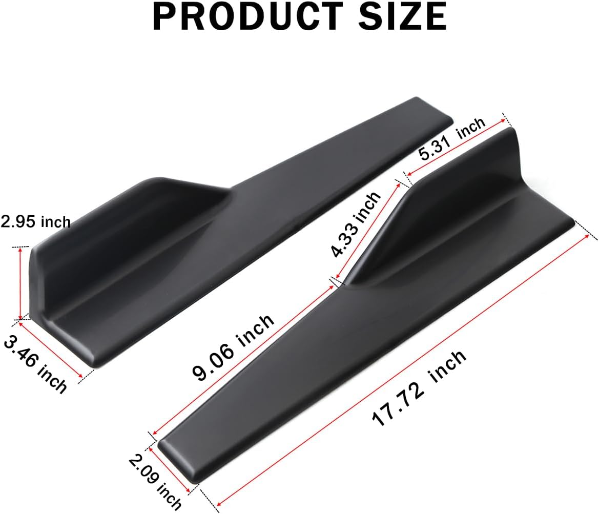 48cm 리어 범퍼 스플리터 에이프런 스포일러 사이드  - Car Accessories Lipa 리뷰 및 가격