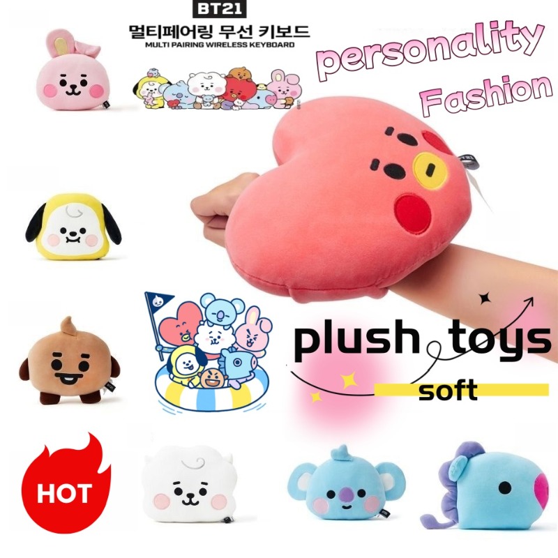BT21 얼굴 모양의 베개 귀여운 패션 만화 맞춤형 크 - Car Accessories Cute 리뷰 및 가격