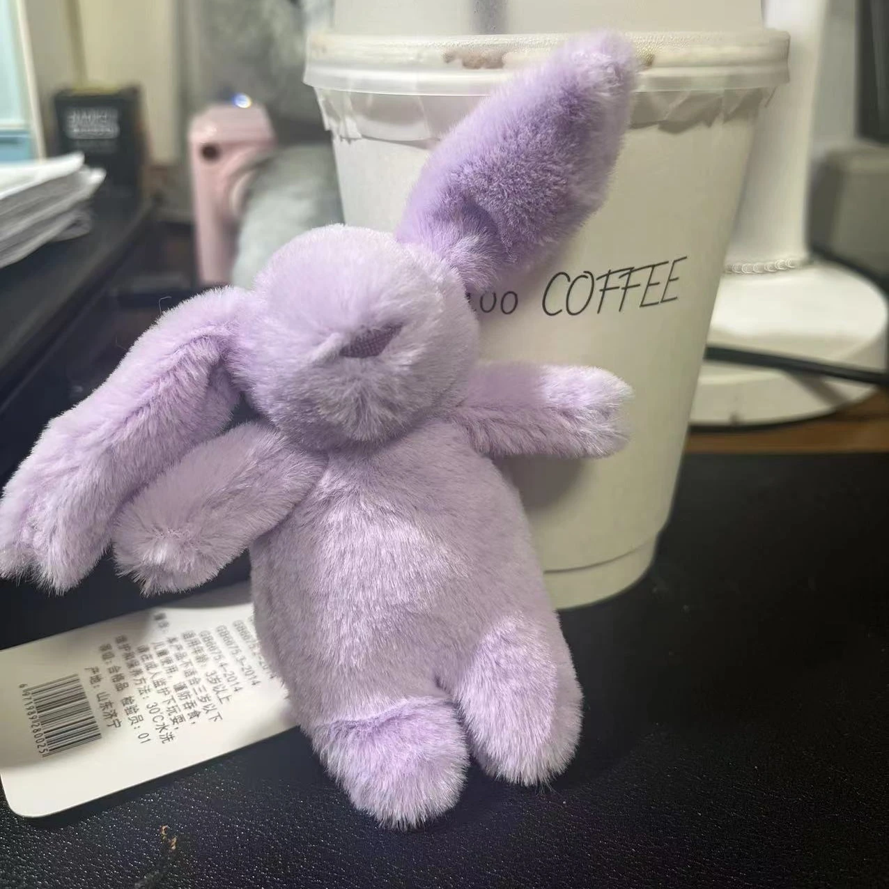봉제 인형 귀여운 만화 토끼 열쇠고리 사랑스러운 폼폼  - Car Accessories Cute 리뷰 및 가격