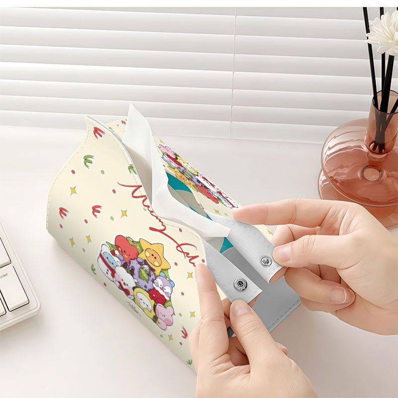 BT21 아이돌 관련 종이 타월 상자 (만화 자동차 배 - Car Accessories Cute 리뷰 및 가격