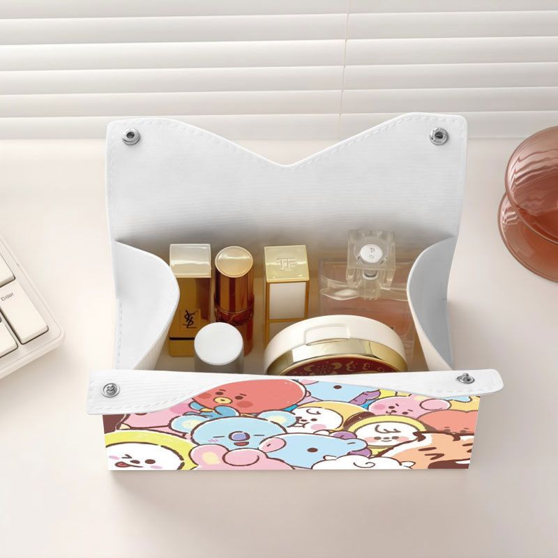BT21 아이돌 관련 종이 타월 상자 (만화 자동차 배 - Car Accessories Cute 리뷰 및 가격