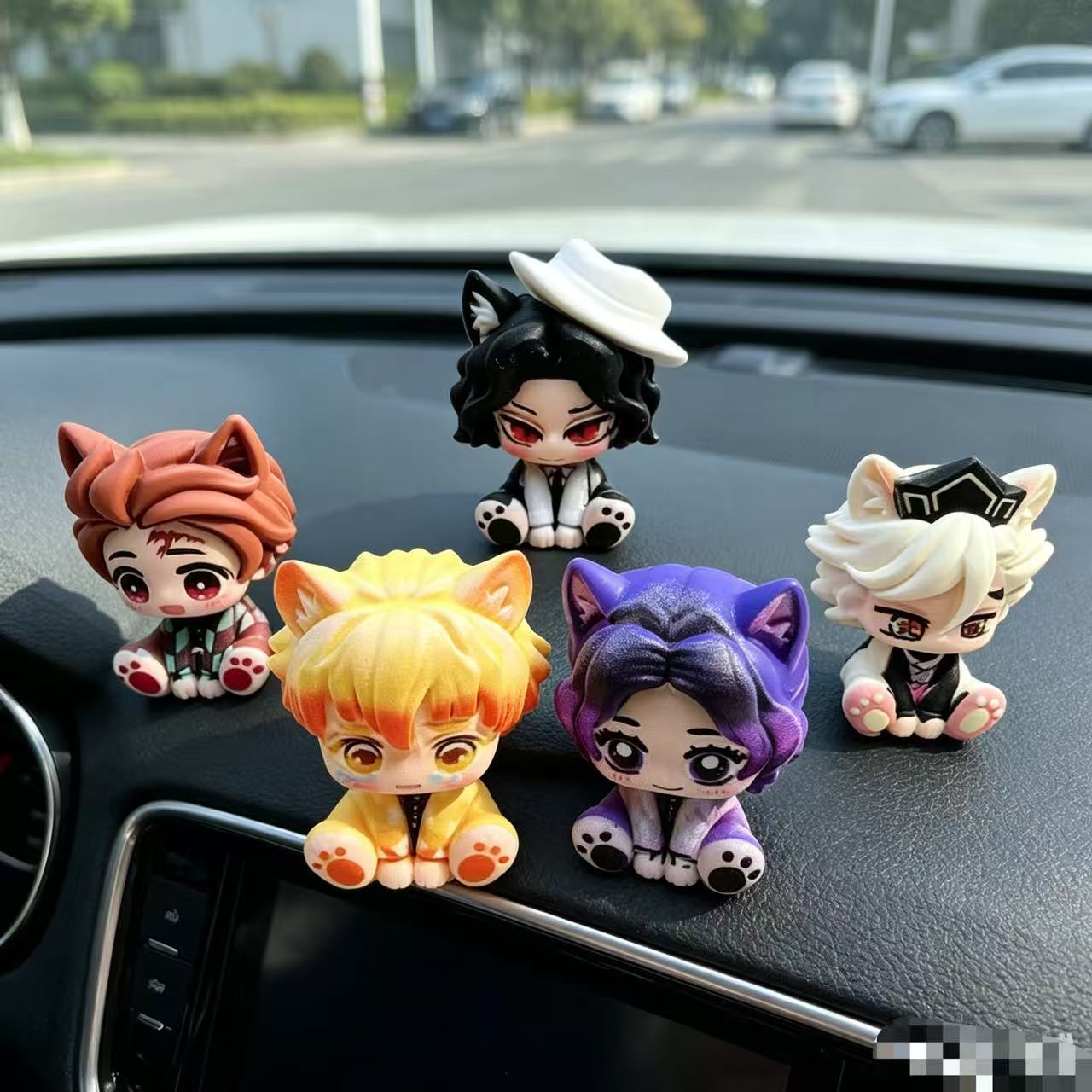 귀여운 치비 피규어 데몬 슬레이어 자동차 장식품, 미니 - Car Accessories Cute 리뷰 및 가격