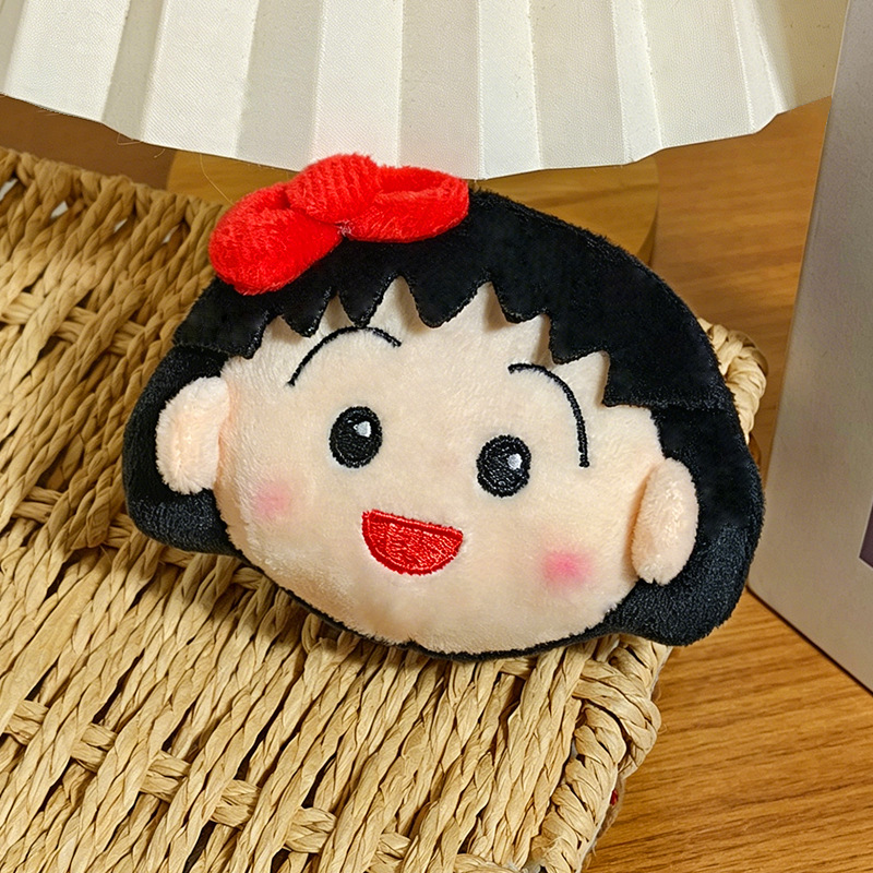 귀여운 치비 마루코짱 플러시 키체인 만화 플러시 장난감 - Car Accessories Cute 리뷰 및 가격