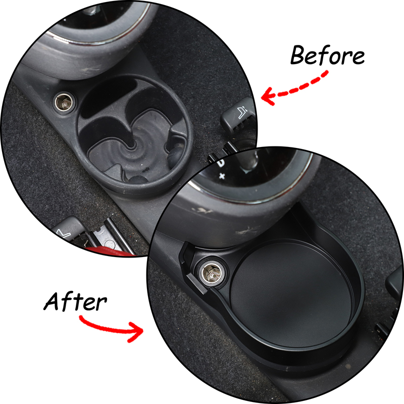피아트 500 2007-2015 자동차 센터 콘솔 컵  - Car Accessories Under 500 리뷰 및 가격