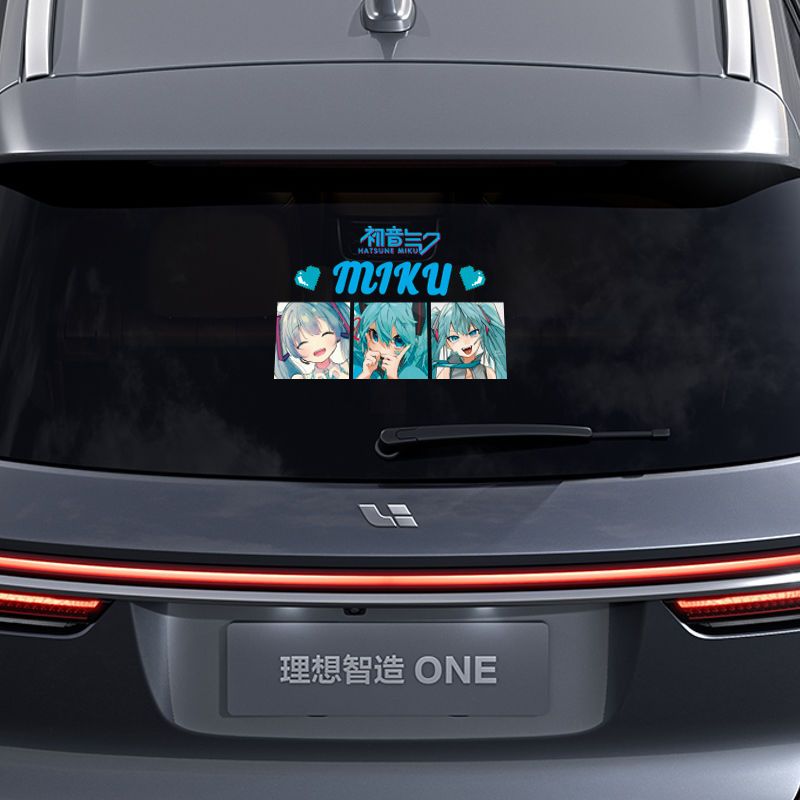 2026 새로운 창의적인 하츠네 미쿠 애니메이션 반사  - Car Accessories Cute 리뷰 및 가격