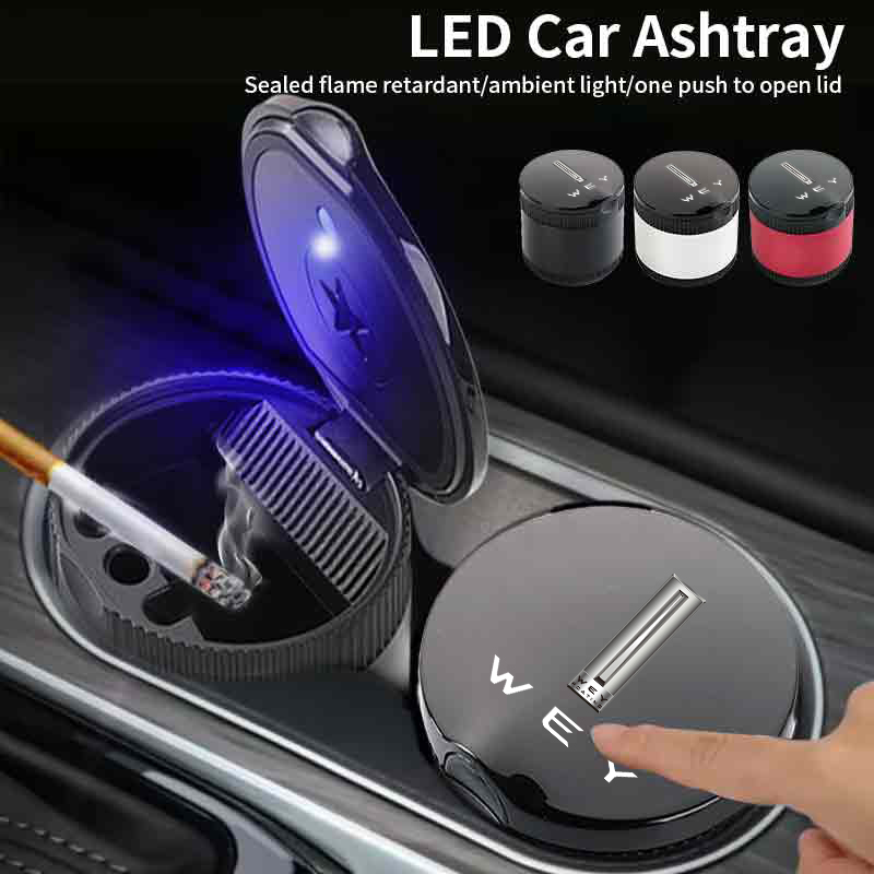 유니버설 자동차 LED 재떨이 컨테이너 시가 재떨이 홀 - Car Accessories Under 500 리뷰 및 가격