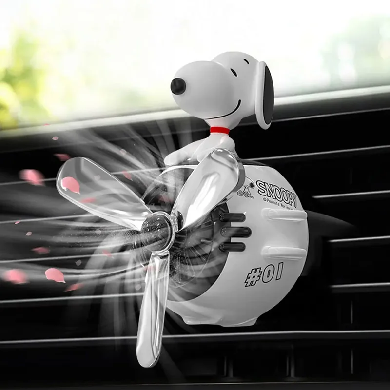 귀여운 파일럿 스누피 자동차 아로마테라피 만화 에어프레 - Car Fragrance Diffuser 리뷰 및 가격